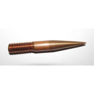 Schweissspitze / Schweisselektrode - Kupfer - Durchmesser: 8mm, Länge: 60 mm mit Gewinde