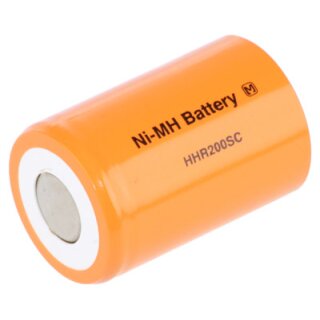 Panasonic - HHR-20SCPA07 - 1,2 Volt 2000mAh Ni-MH - Hochstrom