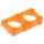 Plastik-Zellenhalter orange für A123-26650