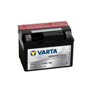 Varta - Powersports AGM - YT4L-4 / YT4L-BS - 12 Volt 3000mAh Pb