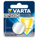 Varta - CR2025 / 6025 - 3 Volt 127mAh Lithium Knopfzelle