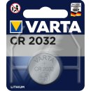 Varta - CR2032 / 6032 - 3 Volt 230mAh Lithium Knopfzelle