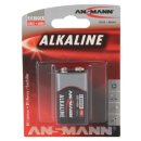Ansmann - Red Alkaline - 9 Volt Block / 6LR61 - 9 Volt AlMn