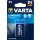 Varta - LONGLIFE POWER - 4922 / 6LR61 / 6LP3146 / 9V Block - 9 Volt 580mAh Alkali-Mangan Batterie