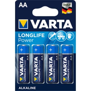 Varta - Longlife Power 4906 - LR6 / AA (Mignon) - 1,5 Volt AlMn - 4er Blister