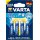 Varta - Longlife Power - 4903 / LR03 / AAA (Micro) / MINISTILO / MN2400 - 1,5 Volt AlMn - 4er Blister