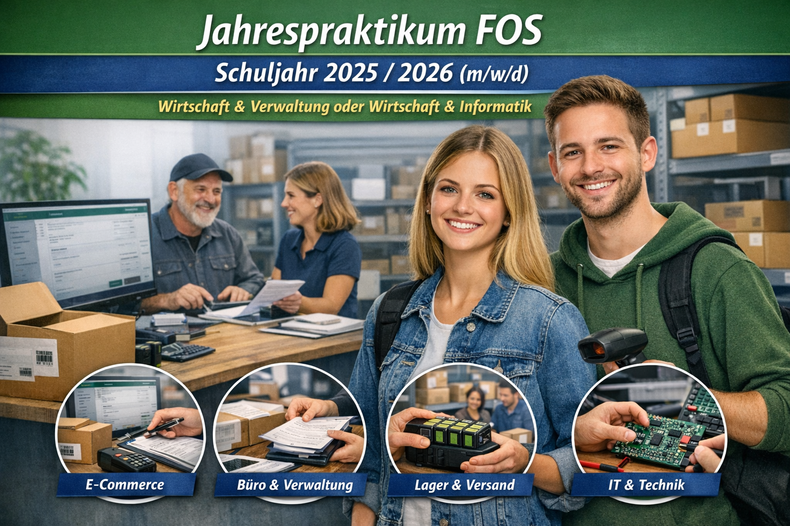 Jahrespraktikum FOS – Schuljahr 2025 / 2026 (m/w/d)