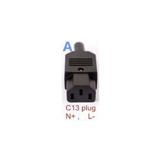 C13 Plug [N+ / L-]