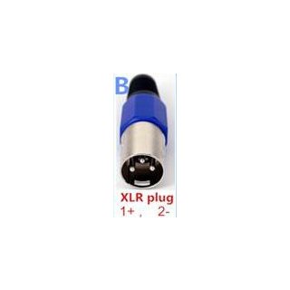 3er - XLR Plug [1+ / 2-]